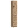 vidaXL Schrankset 2 pcs Artisan-Eiche 33 x 34,5 x 87 cm Holzwerkstoff