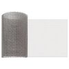 vidaXL Mesh Bildschirm 20 x 500 cm 3 Mesh Edelstahl 201 Silber