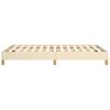 vidaXL Bettgestell ohne Matratze Creme 120x200 cm Stoff