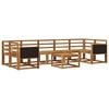 vidaXL Outdoor-Sofagarnitur 6 pcs Natur Massivholz Akazie