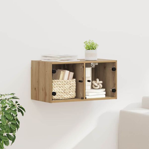 vidaXL Wandschrank Artisan-Eiche 68 x 37 x 35 cm Holzwerkstoff