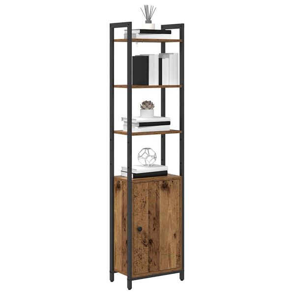 vidaXL B&uuml;cherregal Altholz 40 x 24 x 161 cm Holzwerkstoff