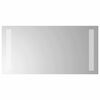 vidaXL LED-Badezimmerspiegel Transparent 40 x 20 cm Geh&auml;rtetes Glas
