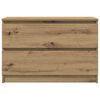 vidaXL TV-Schrank Artisan-Eiche 80x35x54 cm Holzwerkstoff
