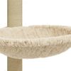 vidaXL Kratzbaum mit Sisal-Kratzs&auml;ule Creme 74 cm