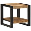 vidaXL Couchtisch Braun 40 x 40 x 38 cm Massivholz Mango