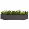 vidaXL Pflanzenring 5 pcs Schwarz 120 x 120 x 20 cm