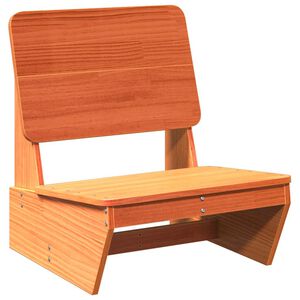 vidaXL Gartenstuhl Wachsbraun 60x64x70,5 cm Massivholz Kiefer