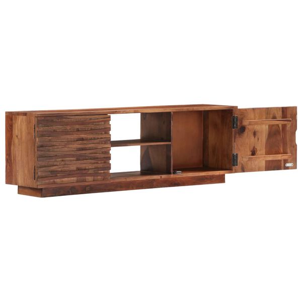 vidaXL TV-Schrank 120x30x40 cm Massivholz Akazie