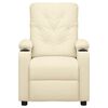 vidaXL Massagesessel Creme Kunstleder