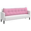 vidaXL R&uuml;cken Kissen Rosa 180 x 24 x 50 cm Stoff