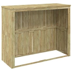 vidaXL M&uuml;lltonnenbox Impr&auml;gniertes Kiefernholz