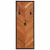 vidaXL Wandgarderobe 2 Stk. 35x1x90 cm Massivholz Akazie