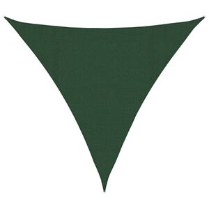 vidaXL Sonnensegel 160 g/m&sup2; Dunkelgr&uuml;n 4,5x4,5x4,5 m HDPE