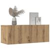 vidaXL TV-Wandschr&auml;nke 2 Stk. Artisan-Eiche 80x30x30 cm