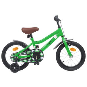 vidaXL Kinderfahrrad 12 Zoll f&uuml;r 2-4 Jahre alt Gr&uuml;n