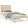 vidaXL Massivholzbett Extra Lang ohne Matratze 100x210 cm