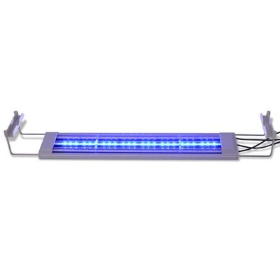 vidaXL Aquarium-Beleuchtung LED 50-60 cm Aluminium IP67