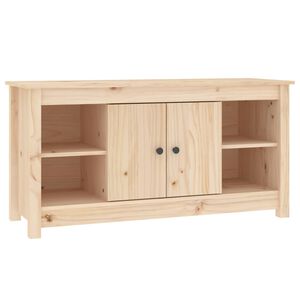 vidaXL TV-Schrank 103x36,5x52 cm Massivholz Kiefer