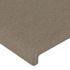 vidaXL Kopfteil Taupe 80x5x78/88 cm Stoff