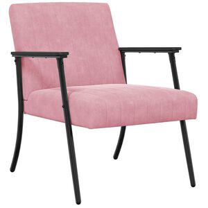 vidaXL Sessel Rosa 59 x 75 x 78 cm Samt