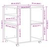 vidaXL Rollschrank Altholz-Optik 60x53x72 cm Holzwerkstoff