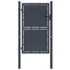 vidaXL Gartentor aus Stahl 100 x 175 cm Anthrazit