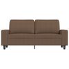 vidaXL 2-Sitzer-Sofa Braun 140 cm Stoff