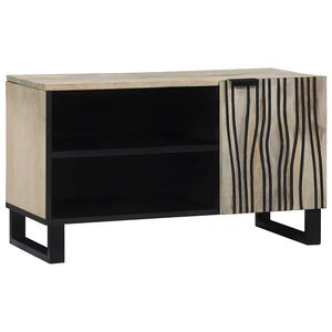 vidaXL TV-Einheiten 80 x 33 x 46 cm Wei&szlig; Holzwerkstoff