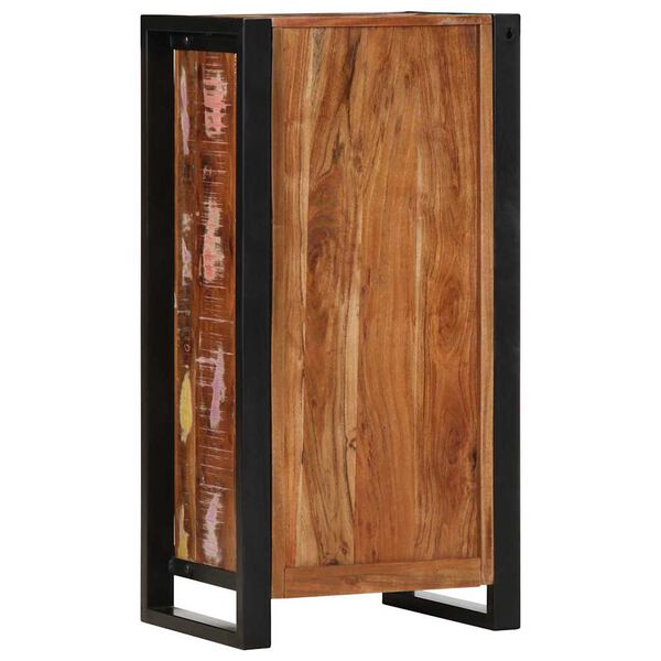 vidaXL Nachttisch 40x30x80 cm Altholz Massivholz