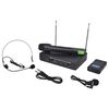 Receiver mit 1 drahtlosen Mikrophon und 1 drahtlosen Headset VHF