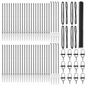 vidaXL Zaunpfosten Grau