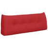 vidaXL R&uuml;cken Kissen Rot 120 x 24 x 50 cm Stoff