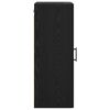 vidaXL Wandschrank Schwarz Eichen-Optik 34,5 x 34 x 90 cm