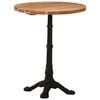 vidaXL Bistrotisch &Oslash;60x76 cm Akazie Massivholz
