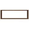 vidaXL Wandregale 4 Stk. Braun Eichen-Optik 80x15x26,5cm Holzwerkstoff