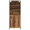 vidaXL Highboard Altholz 69,5 x 32,5 x 180 cm Holzwerkstoff