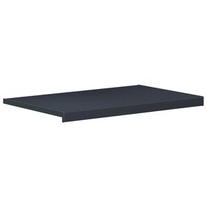 vidaXL Fensterbank Anthrazit mit Holzmaserung 80 x 50 x 4,5 cm PVC