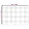vidaXL Gewichtsdecke Blau 138x200 cm 6 kg Stoff