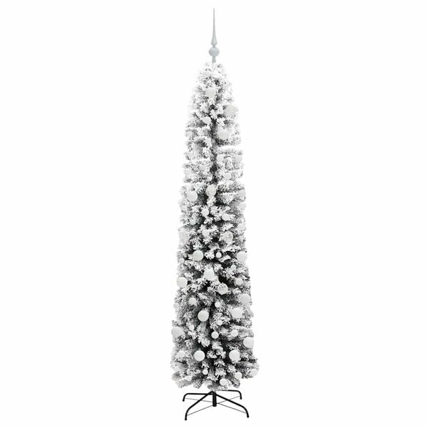 vidaXL Künstlicher Weihnachtsbaum mit 300 LEDs mit Ständer Grün 180 cm