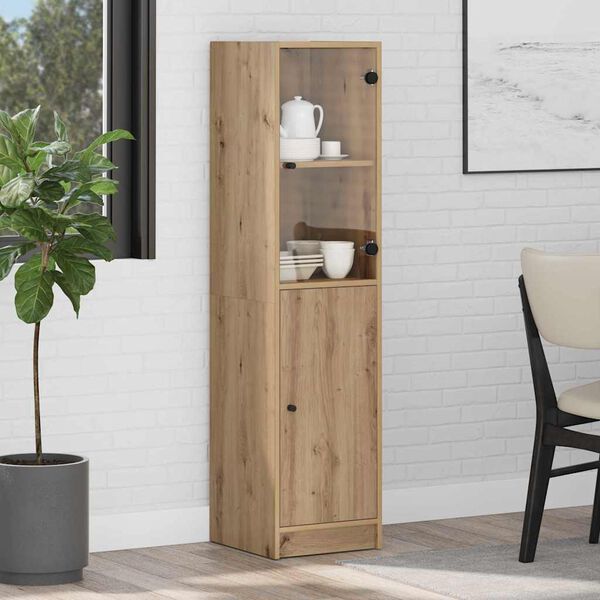 vidaXL Highboard Artisan-Eiche 35 x 37 x 142 cm Holzwerkstoff