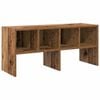 vidaXL Schuhregal Stapelbar Altholz-Optik 89,5x30x40 cm