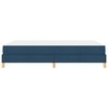 vidaXL Boxspringbett mit Matratze Blau 140 x 200 cm Stoff