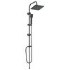 vidaXL Duschsystem Schwarz 47 x 20 x 95 cm Edelstahl