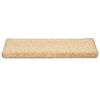 vidaXL Stufenmatten 30 Stk. 65x21x4 cm Creme Rechteckiger Rand