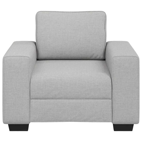vidaXL Sessel Wolkengrau 60 cm Stoff