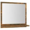 vidaXL Badspiegel R&auml;uchereiche 40x10,5x37 cm Holzwerkstoff