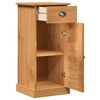 vidaXL Badezimmerschrank VIGO Braun und Honigbraun 37,5 x 34 x 80 cm