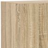 vidaXL TV-Wandschrank mit LED-Leuchten Sonoma-Eiche 40,5x35x80 cm