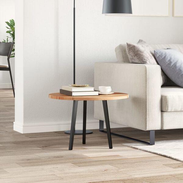 vidaXL Tischplatte Rund &Oslash;60x2 cm Massivholz Akazie